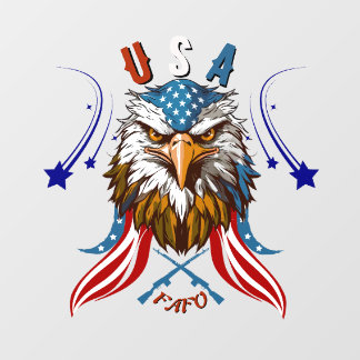 Autocollant Pour Fenêtre Aigle patriotique USA FAFO