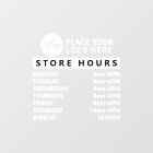 Ajouter Votre Boutique De Logo Personnalisée Heure