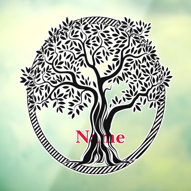 Autocollant Pour Fenêtre Arbre de vie Thunder_Cove (Feuille 3)