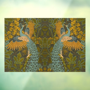Autocollant Pour Fenêtre Arts et artisanat Walter Crane Motif Paon