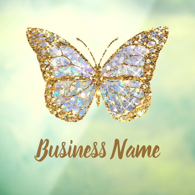 Autocollant Pour Fenêtre Attachement de la fenêtre de conception papillon (Feuille 3)