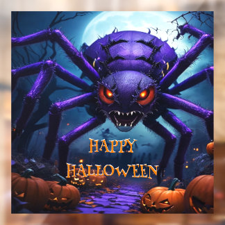 Autocollant Pour Fenêtre Autocollant de fenêtre de monstre araignée Hallowe