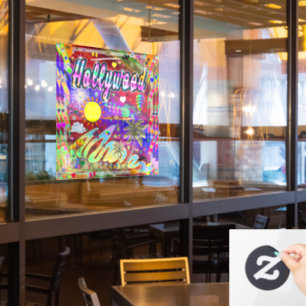 Autocollant Pour Fenêtre Autocollant de fenêtre Hollywood Nu Era