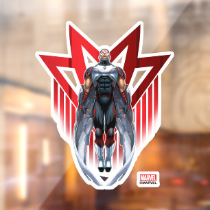 Autocollant Pour Fenêtre Avengers Classiques   Insigne Icône Falcon