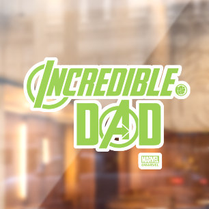 Autocollant Pour Fenêtre Avengers Papa Incroyable