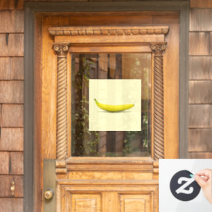Autocollant Pour Fenêtre Banane Mûre - Amusant et Frais