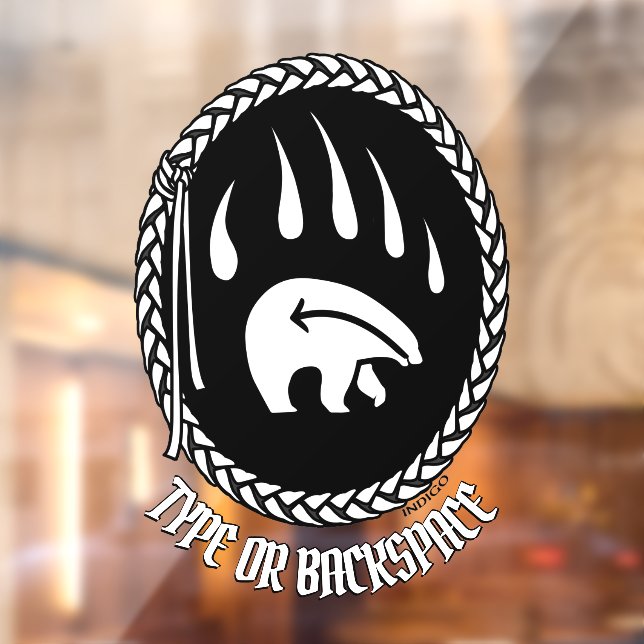 Autocollant Pour Fenêtre Bear Claw Decal Custom Tribal Art Fenêtre Classer (Feuille 2)