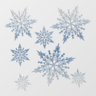 Autocollant Pour Fenêtre Bleu d'hiver