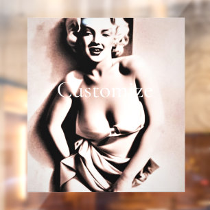Autocollant Pour Fenêtre Blonde vintage Thunder_Cove