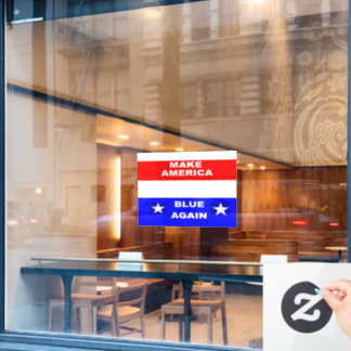 Autocollant Pour Fenêtre Blue Again