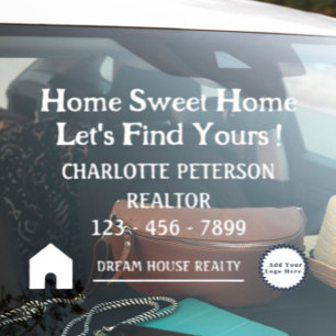 Autocollant Pour Fenêtre Boost Marque Immobilier Avec Realtor Car Decal