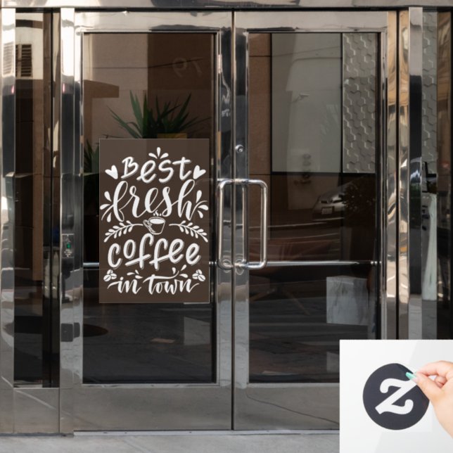 Autocollant Pour Fenêtre Boutique café pour fenêtres ou portes (Porte de bureau)