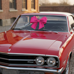 Autocollant Pour Fenêtre Bow rose Extra Grande Clin de fenêtre