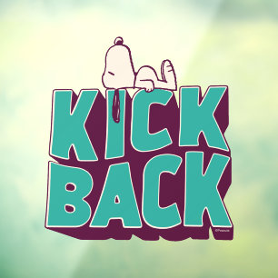 Autocollant Pour Fenêtre cacahuètes Snoopy Kickback