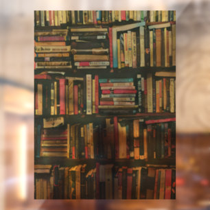 Autocollant Pour Fenêtre cadeau amoureux de bibliothèque cool
