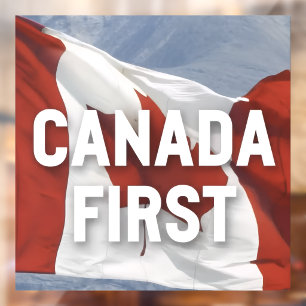 Autocollant Pour Fenêtre Canada d'abord, Parti conservateur du Canada