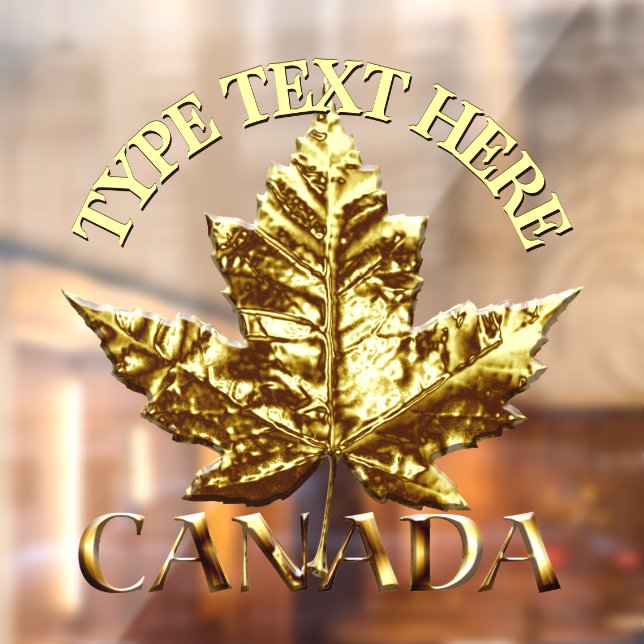 Autocollant Pour Fenêtre Canada Décal Sporty Custom Canada Clouage de fenêt (Feuille 2)