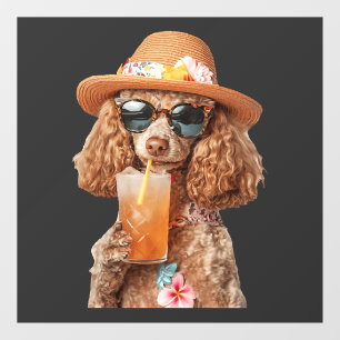 Autocollant Pour Fenêtre Caniche