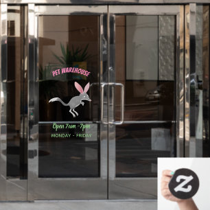 Autocollant Pour Fenêtre Caricature de bilby australien très heureuse