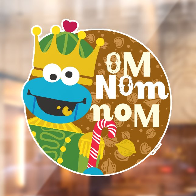 Autocollant Pour Fenêtre Casse-noisette de monstre de cookies (Feuille 2)