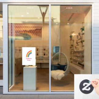 Autocollant Pour Fenêtre Célébrer Pride Gay LGBT Rainbow