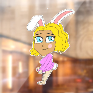 Autocollant Pour Fenêtre chibi bunnygirl