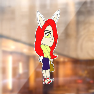 Autocollant Pour Fenêtre chibi bunnygirl