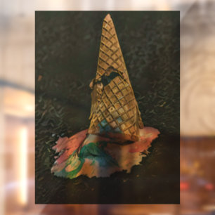 Autocollant Pour Fenêtre Chocolat glacé amant cadeau