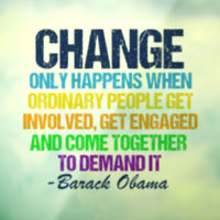 Citation inspirée d'Obama sur le changement politi