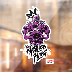 Autocollant Pour Fenêtre Classique Avengers   Black Panther Warrior King