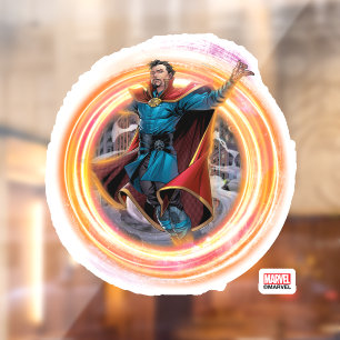 Autocollant Pour Fenêtre Classiques Avengers   Doctor Strange dans le porta