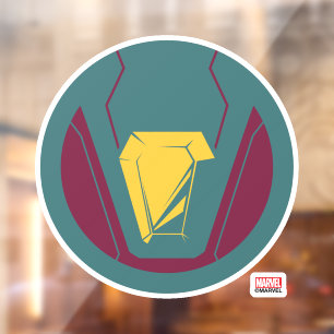 Autocollant Pour Fenêtre Classiques Avengers   Icône de Vision