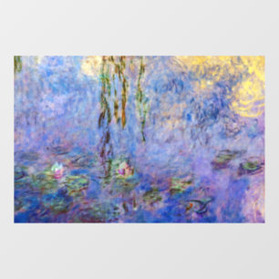 Autocollant Pour Fenêtre Claude Monet - Lys d'eau