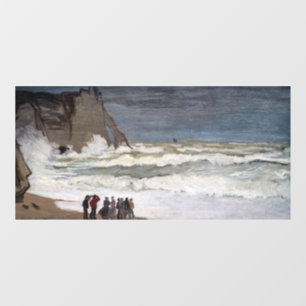 Autocollant Pour Fenêtre Claude Monet - Mer Noire à Etretat