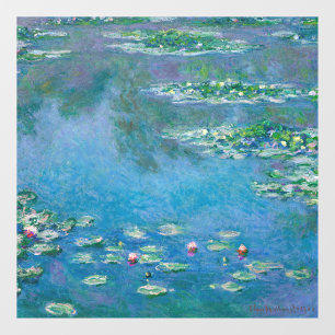 Autocollant Pour Fenêtre Claude Monet - Nymphéas 1906