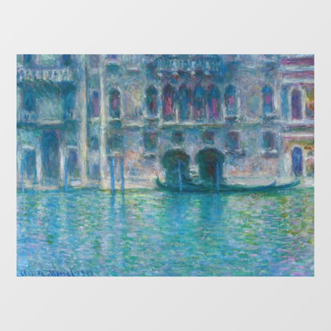 Autocollant Pour Fenêtre Claude Monet - Palazzo da Mula (Feuille)