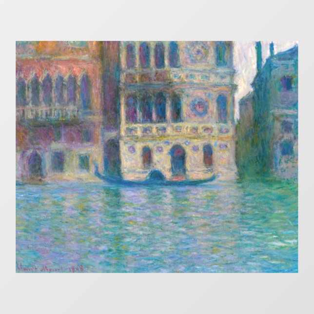 Autocollant Pour Fenêtre Claude Monet - Palazzo Dario (Feuille)