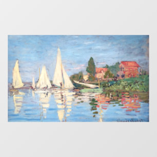 Autocollant Pour Fenêtre Claude Monet - Regattas à Argenteuil