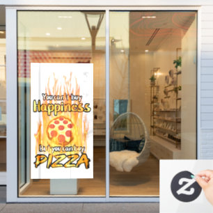 Autocollant Pour Fenêtre Clin de fenêtre pour la boutique de pizza ou de n