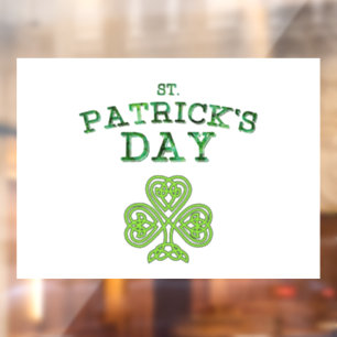 Autocollant Pour Fenêtre Cling de fenêtre de la Saint Patrick