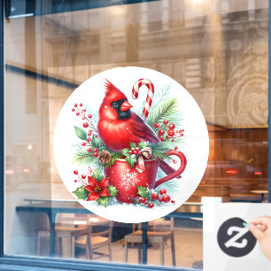 Autocollant Pour Fenêtre Clôture cardinale de fenêtre