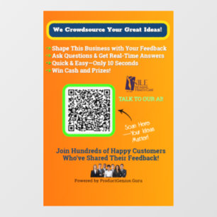 Autocollant Pour Fenêtre Clôture de fenêtre 4 X 6