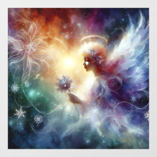 Autocollant Pour Fenêtre Clôture de fenêtre Ange de Noël