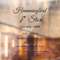 Clôture de fenêtre de colibri