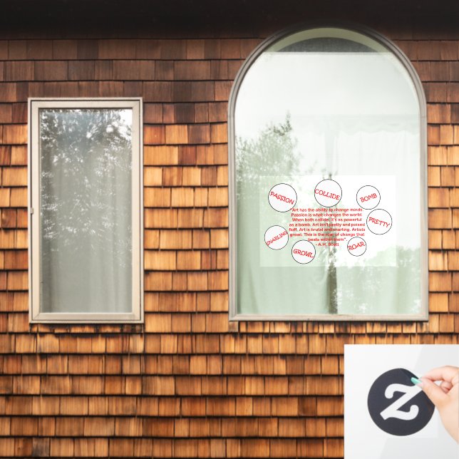 Autocollant Pour Fenêtre Clôture de fenêtre de transformation créative (Fenêtre d'accueil)