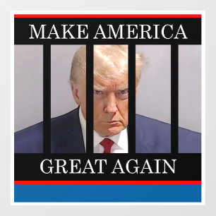 Autocollant Pour Fenêtre Clôture de fenêtre de Trump MAGA