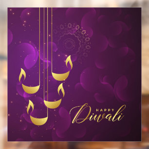Autocollant Pour Fenêtre Clôture de fenêtre Diwali