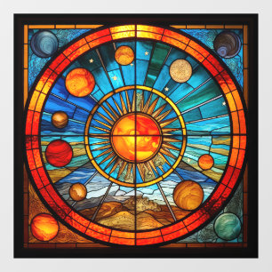 Autocollant Pour Fenêtre Clôture de fenêtre du système solaire en verre ten