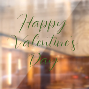 Autocollant Pour Fenêtre Clôture de fenêtre Heureuse Sainte-Valentin