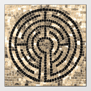 Autocollant Pour Fenêtre Clôture de fenêtre LABYRINTH V 12x12